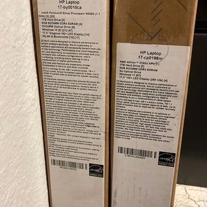 1 HP/1TB windows 10 dvd slot 2 HP/1TB windows 11,2 yr antivirus protection